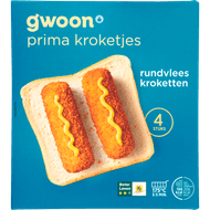 G'woon Kroketten rundvlees 4 stuks