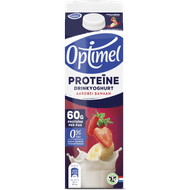 Optimel Drinkyoghurt aardbei banaan proteine