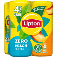 Lipton Ice tea peach zero 4x25 cl