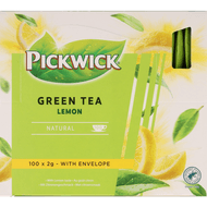 Pickwick Thee groen lemon 100 zk.