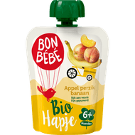 Bonbébé Biohapje 6+ maanden appel-perzik-banaan