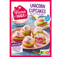 Home made Unicorn cupcakes complete mix