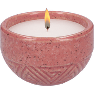 Citronella kaars in aztec pot