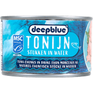 Deepblue Tonijnstukken in water