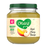 Olvarit 4+ Maanden Appel Mango Banaan