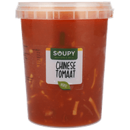 Soupy Chinese tomatensoep vers