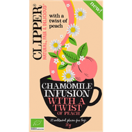 Clipper Kruidenthee chamomile peach bio 20 zk.