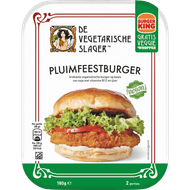 De Vegetarische Slager Pluimfeest burger 2 stuks