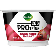 Melkan Proteine kwark rood fruit