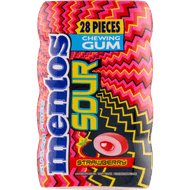 Mentos Sour gum strawberry 28 st.