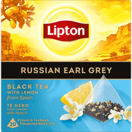 Lipton Zwarte thee Russian earl grey kop 20 zk.