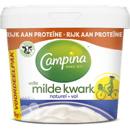 Campina Volle milde kwark naturel