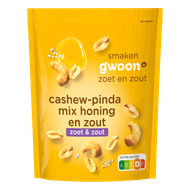 G'woon Cashew-pinda mix honing en zout