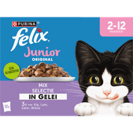 Felix Kattenvoer nat original junior multipack 12 stuks