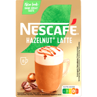 Nescafé Oploskoffie hazelnut latte