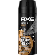 AXE Deospray leer en koekjes