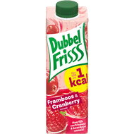 Dubbelfrisss Framboos-cranberry 1 kcal