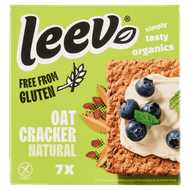 Leev Oat cracker naturel glutenvrij