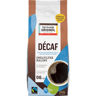 Fairtrade Filterkoffie decafe cafeinevrij