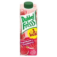 Dubbelfrisss Framboos-cranberry 1 kcal