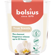 Bolsius Geurglas vanilla 25 uur