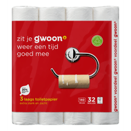G'woon Toiletpapier 32 rollen 3 laags