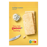 G'woon Luchtige crackers naturel