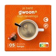 G'woon Koffiecups regular lungo sterk 5