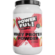 Powerful People Whey protein powder strawberry