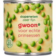 G'woon Doperwten zeer fijn