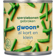 G'woon Sperziebonen gebroken