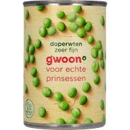 G'woon Doperwten extra fijn