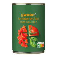 G'woon Tomatenblokjes met kruiden