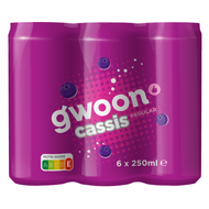 G'woon Cassis 6x25 cl