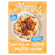 Mama's Puree met zweedse balletjes