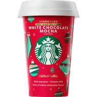Foto van Starbucks Chilled classics white chocolate moccha