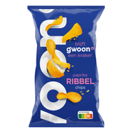 G'woon Ribbelchips paprika