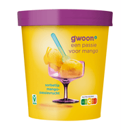 G'woon Sorbet ijs mango passievrucht