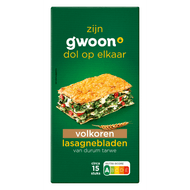 G'woon Lasagnebladen volkoren