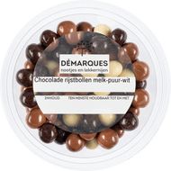 Demarques Chocola rijstbollen melk-puur-wit