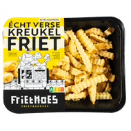 Friethoes Echt verse friet kreukel