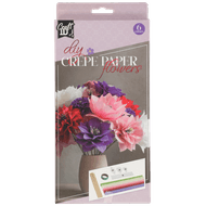 Crepe flowers 6 sheets