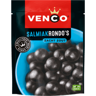 Venco Salmiak rondos zacht zout