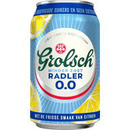 Grolsch Radler 0.0 minder zoet