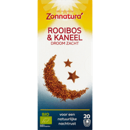 Zonnatura Rooibosthee kaneel droomzacht 20zk