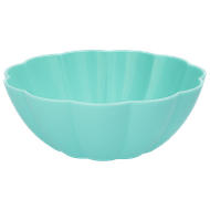 Kunststof schaal mint/koraal/lila 14.5cm