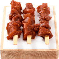 Vleeschmeesters Varkenshaas sate spies 3 st.