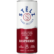Stelz Hard seltzer raspberry