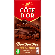 Côte d'Or Bonbonbloc puur truffel-cacao