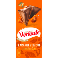 Verkade Chocoladereep karamel zeezout
